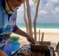 Whitehaven Beach and Hill Inlet  Awesome Beach BBQ  Family Friendly - Restaurant Gold Coast