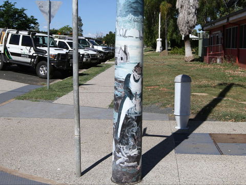 Capella Light Pole Murals - Restaurant Gold Coast 0