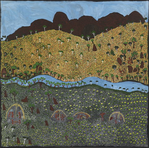 Art Exhibition - Artists Of Ampilatwatja - Restaurant Gold Coast 1